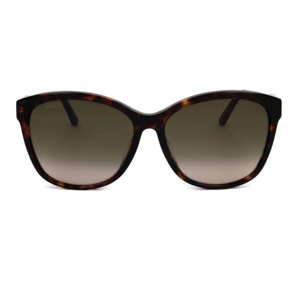 Jimmy Choo Havana Lidie 59mm Cat Eye Sunglasses (JCXX061) NWT $385 - Picture 1 of 7